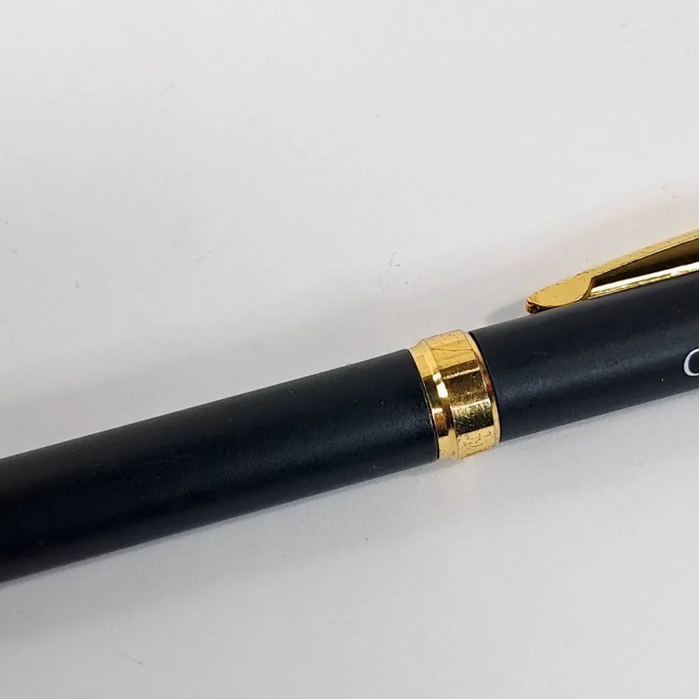 Corinthia Hotel pen Luxury Guest Ballpoint Travel collectible black Works Writes